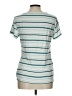 Apt. 9 Stripes Teal Short Sleeve T-Shirt Size L - photo 2