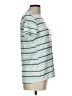 Apt. 9 Stripes Teal Short Sleeve T-Shirt Size L - photo 4