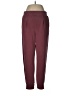 Avia Solid Burgundy Track Pants Size M - photo 1