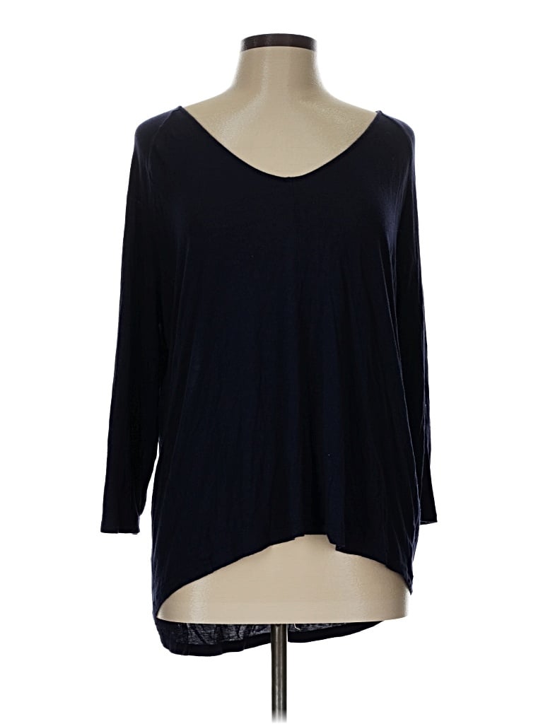 Pre-owned Gap Outlet 3/4 Sleeve T-shirt In Blue