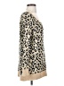 Nollie 100% Acrylic Animal Print Tan Pullover Sweater Size S - photo 4