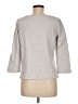 Ann Taylor LOFT 100% Cotton Gray Sweatshirt Size M - photo 2