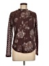 Maurices Brown Long Sleeve Blouse Size M - photo 1