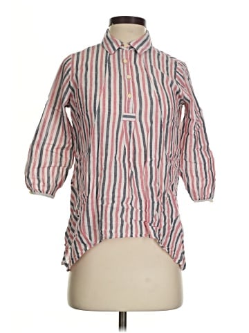 Isabella Sinclair 3/4 Sleeve Button-Down Shirt (view 1)