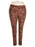 French Laundry Animal Print Orange Casual Pants Size 3X - photo 1