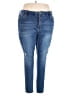 Royalty For Me Solid Blue Jeans Size 22 - photo 1