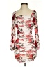 Unbranded Floral White Cocktail Dress Size XS (estimated) - photo 1