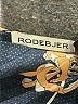 RODEBJER 100% Viscose Print Black Blue Casual Dress Size Sm - photo 7