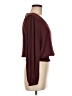Nine Britton 100% Polyester Burgundy Long Sleeve Blouse Size M - photo 4