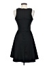 Aqua Solid Black Cocktail Dress Size S - photo 2