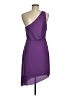 BCBGMAXAZRIA Solid Purple Cocktail Dress Size 6 - photo 2
