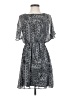 Myan 100% Polyester Paisley Gray Casual Dress Size S - photo 1