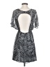 Myan 100% Polyester Paisley Gray Casual Dress Size S - photo 2