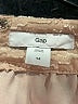 Gap 100% Polyester Chevron-herringbone Tan Casual Skirt Size 14 - photo 4
