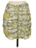 Emory Park 100% Polyester Paisley Yellow Casual Skirt Size S - photo 2