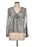 Unbranded Gray Long Sleeve Blouse Size S - photo 1
