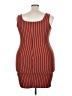iris Stripes Red Casual Dress Size 3X - photo 2