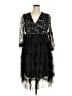 Shein Curve 100% Polyester Black Cocktail Dress Size 14 Plus (1) - photo 1