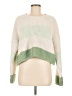 Cupcake 100% Polyester Color Block Green Pullover Sweater Size M - photo 1
