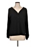 Old Navy 100% Polyester Black Long Sleeve Blouse Size L - photo 1