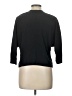Sandro Black 3/4 Sleeve Button-Down Shirt Size Lg (3) - photo 2