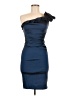 Betsy & Adam Blue Cocktail Dress Size 6 - photo 1