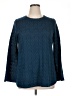 AB Studio Chevron-herringbone Blue Pullover Sweater Size XL - photo 1