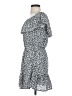Blue Blush 100% Polyester Polka Dots Gray Casual Dress Size S - photo 5