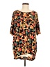 Lularoe Multi Color Orange 3/4 Sleeve T-Shirt Size M - photo 1
