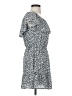 Blue Blush 100% Polyester Polka Dots Gray Casual Dress Size S - photo 4