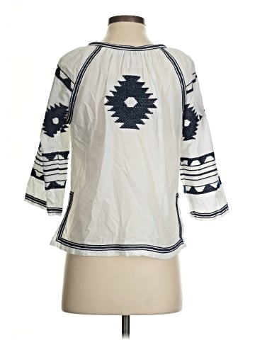 Gretchen Scott Designs 3/4 Sleeve Blouse (view 2)