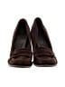 Born Crown 100% Suede Brown Heels Size 7 - photo 2