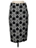 Joe Fresh Graphic Black Formal Skirt Size 0 - photo 1