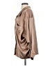 GRAFFITI Metallic Tan Long Sleeve Blouse Size S - photo 5