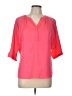 Sioni Pink 3/4 Sleeve Blouse Size L - photo 1