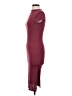 Windsor Solid Burgundy Casual Dress Size S - photo 5