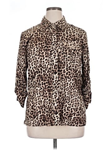 Karen Scott 3/4 Sleeve Blouse (view 1)
