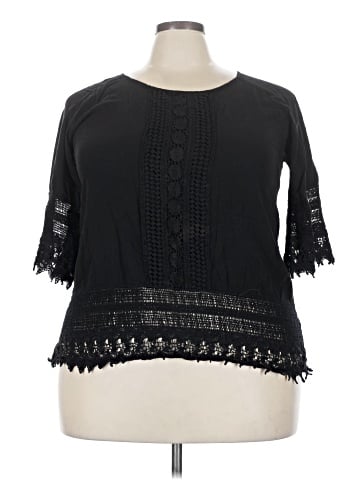 Solitaire 3/4 Sleeve Blouse (view 1)