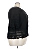 Solitaire 100% Rayon Black 3/4 Sleeve Blouse Size 3X - photo 4