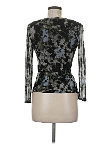 Anne Klein Long Sleeve Silk Top (view 2)