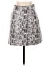 French Connection 100% Polyester Animal Print Gray Formal Skirt Size 0 - photo 1