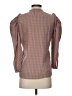 J.Crew 100% Cotton Brown 3/4 Sleeve Blouse Size XXS - photo 2