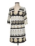Harper Print Ivory Casual Dress Size M - photo 1