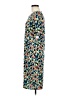 Lularoe Print Teal Cocktail Dress Size M - photo 5