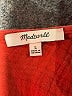 Madewell Red Sleeveless Blouse Size L - photo 6