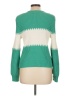 Calligraphie Color Block Green Pullover Sweater Size L - photo 2