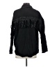 Zara 100% Cotton Black Jacket Size XS - photo 2