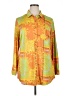 Love Color Block Orange Long Sleeve Blouse Size 1X - photo 1