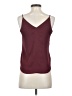 Express 100% Polyester Burgundy Tank Top Size XS - photo 2