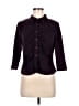eShakti Burgundy 3/4 Sleeve Button-Down Shirt Size M (estimated) - photo 1